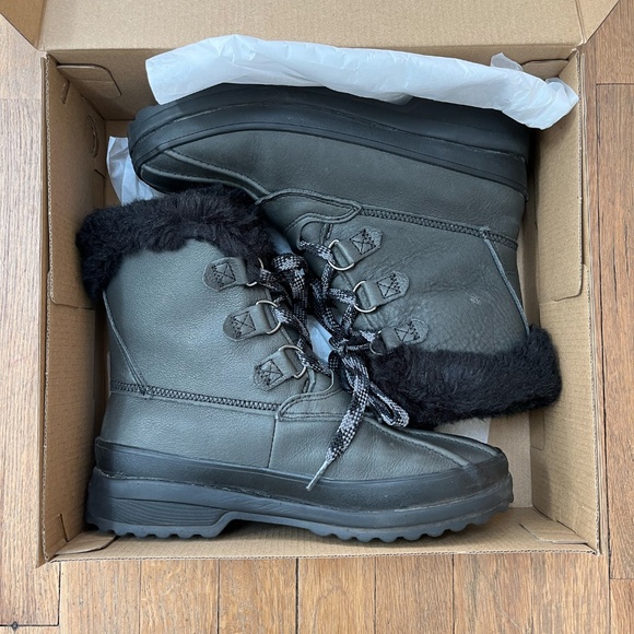 Sperry Maritime Winter Black Boots Size 8 - Picture 6 of 6